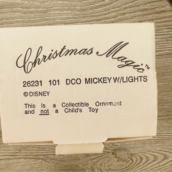 Vintage Disney Mickey Mouse Christmas light Christmas tree ornament decoration - Picture 7 of 8